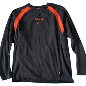 Oregon State Beavers Black Fleece Pullover Large